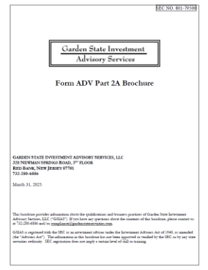 GSIAS Form ADV Part 2A March 2025
